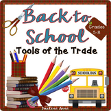 Back to School Teaching Tools for Middle School