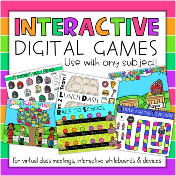 Preview of Back to School Team Building Classroom Digital Games Interactive Activities