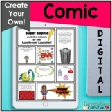 Back to School Technology Activity | Comic Strip Template 