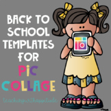 Back to School Templates for Pic Collage-Getting to Know Y