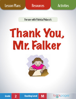 Preview of Back to School | Thank You Mr. Falker Lesson Plans, Assessments, and Activities
