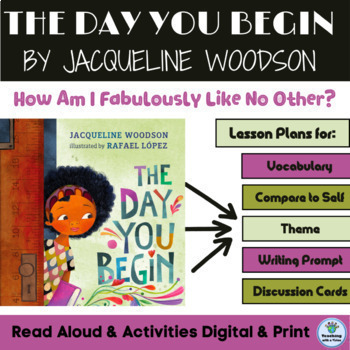 Preview of Back to School The Day You Begin Read Aloud Activities Theme Compare Characters