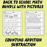 Back to School Theme Bundle Counting 10 20 Addition Subtra