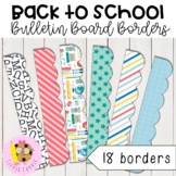 Back to School Theme Classroom Decor Bulletin Board Borders