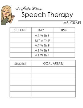 Preview of Back to School Therapy Bundle