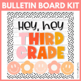 Welcome Back to School Third Grade Bulletin Board Kit - Cl