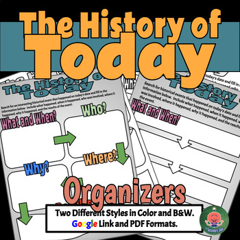 Preview of This Day in History Bell Ringer Graphic Organizer