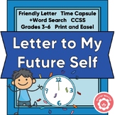 Back to School Time Capsule Letter to My Future Self CCSS 