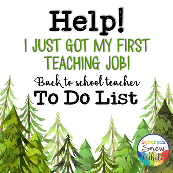 Preview of New Teacher Checklist: Back to School