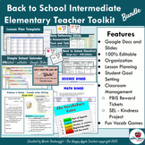 Back to School Toolkit for Intermediate Elementary Teacher