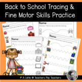 Back to School Tracing Activity | Beginning of the Year | 