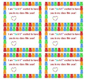 Back to School Treat Labels *Editable by Big Hearts for Growing Minds