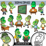 Back to School Trolls Clip Art Collection