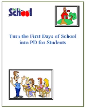 Preview of Back to School: Turn the First Days of School into PD for Students