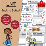 Back to School Unit (School Supplies, Classroom Equipment,