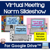 Back to School Virtual Learning Norms Slideshow
