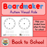 Back to School Visual Aids Clocks - Boardmaker Visual Aids