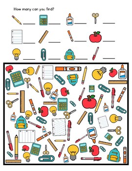 Back to School Visual Perception Activities by That School OT with Amber