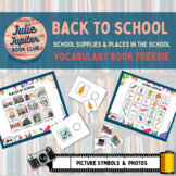 Back to School Vocabulary Book and Task Cards FREEBIE