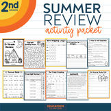 Summer Packet NO PREP Review - 2nd Grade - End of the Year