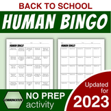 New Class / Welcome Back icebreaker: Human Bingo
