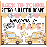 Back to School Welcome Bulletin Board or Door Decor - Retr