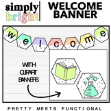 Back to School Welcome Bunting Banner | Bright | Pastel | 