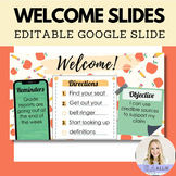 Back to School Welcome Slide +Daily Agenda | First Day of 