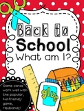 Back to School- What am I?