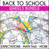 Back to School Wheels: Class Expectations, Math About Me, 