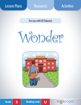 Preview of Back to School | Wonder Lesson Plans  and Teaching Resources (Book Club Format)