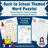 Back to School Word Puzzles