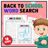 Back to School Word Search