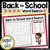 Back to School Word Search | TPT Dollar Deals