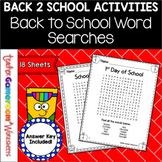 Back to School Word Searches