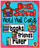 Back to School Word Wall Set