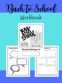Preview of Back to School Workbook