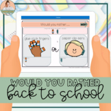 Back to School Would You Rather Boom Cards