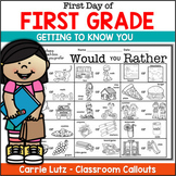Back to School Would You Rather Questions First Grade | Al