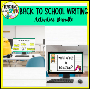 Preview of Back to School Writing Activities