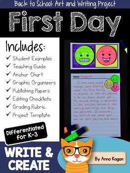 Preview of Back to School Writing Activity FIRST DAY