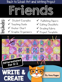 Preview of Back to School Writing Activity FRIENDS