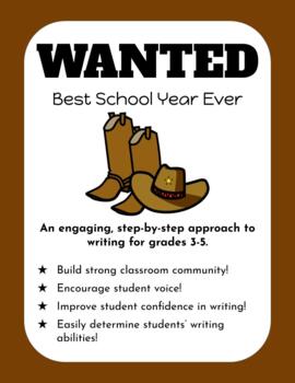 Preview of Back to School Writing: Best Year Ever!