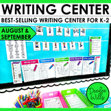 Back to School Writing Center for Kindergarten and 1st gra