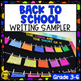 Back to School Writing Activity
