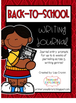 Preview of Back-to-School Writing Journal