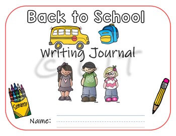 Preview of Back to School Writing Journal