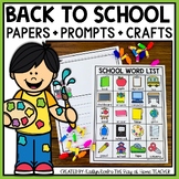 Back-to-School Writing Prompts, Papers and Craftivities