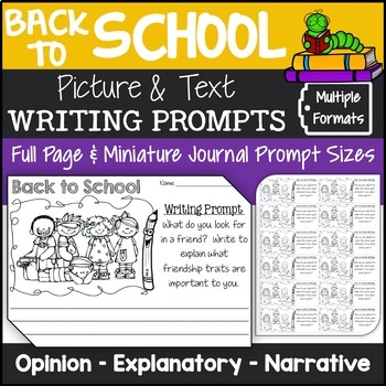 creative writing prompt first day of school