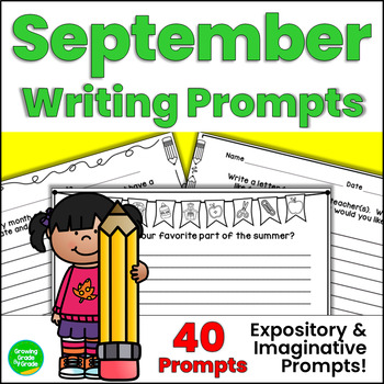Back to School Writing Activities by Growing Grade by Grade | TpT